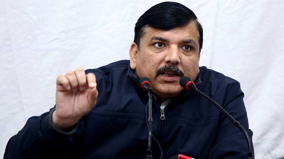 AAP&#039;s Sanjay Singh slams Manoj Tiwari for calling Kejriwal Nakli Bhakt