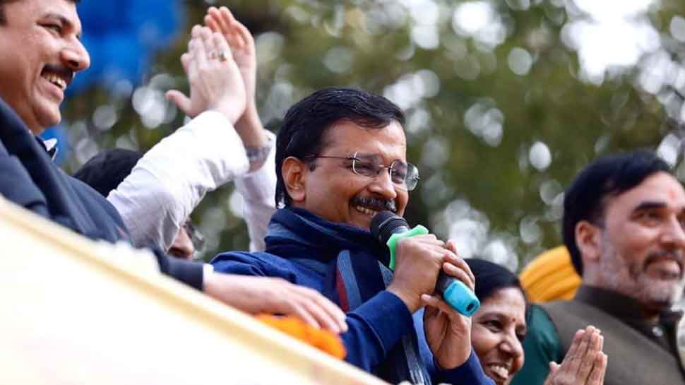 Arvind Kejriwal-led AAP sweeps BJP aside in Delhi assembly election, retains power; Congress ends with zero