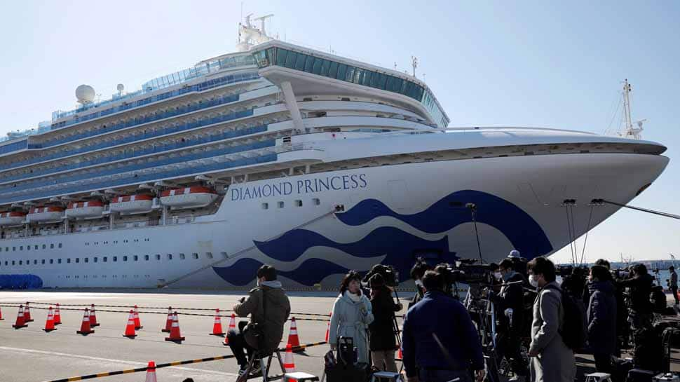 Two Indian crew members on board cruise ship off Japanese coast test positive for Coronavirus