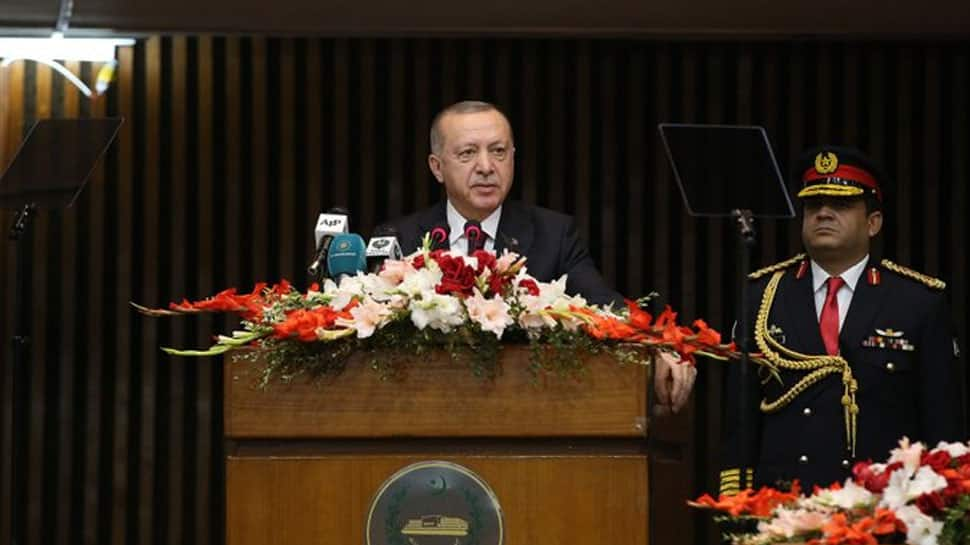 Turkish President Recep Tayyip Erdogan reiterates support to Pakistan on its stance on Kashmir