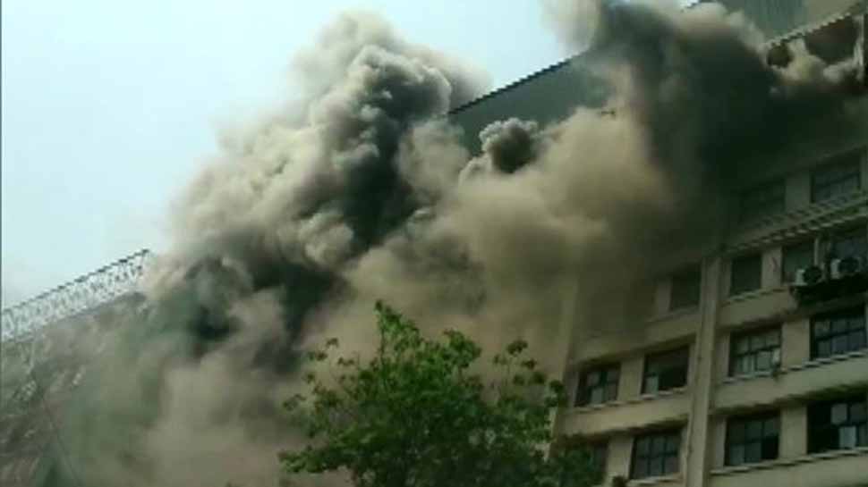 Massive fire breaks out at GST Bhavan in Mumbai, no casualty reported