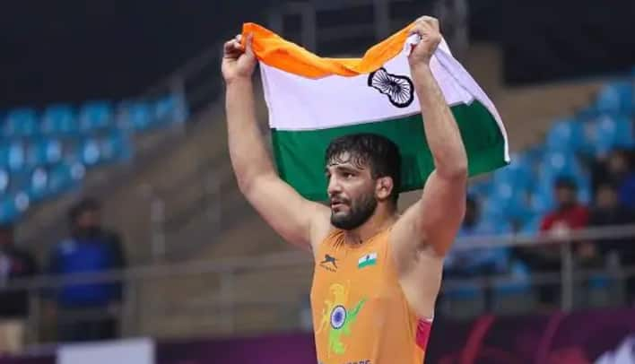 Sunil Kumar wins gold in Asian Wrestling Greco-Roman Championship