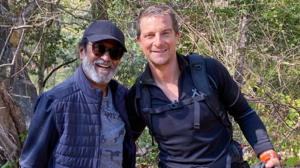 Watch: Bear Grylls shares Rajinikanth&#039;s TV debut first look 