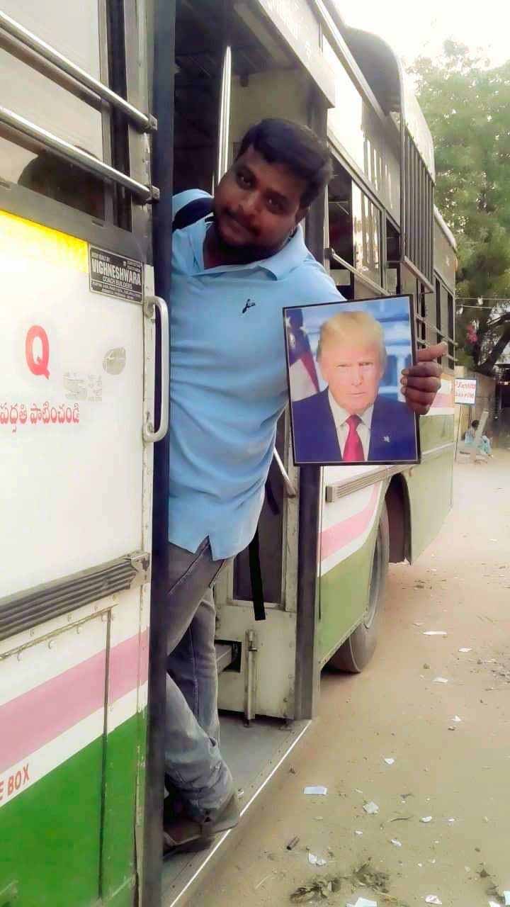 Trumps fan in India