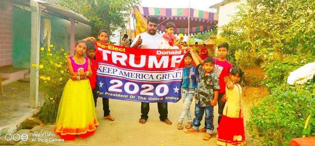 Trumps fan in India