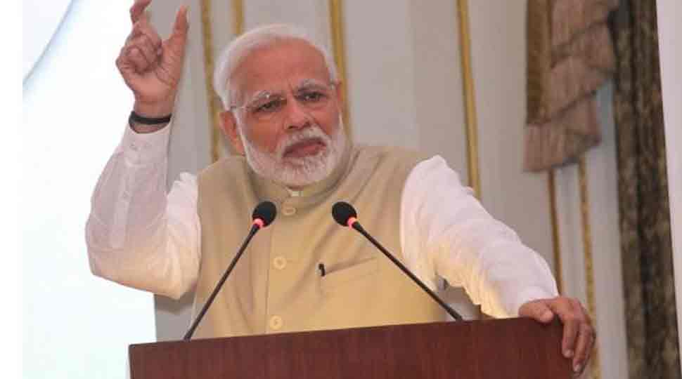 PM Narendra Modi arrives in Ahmedabad to welcome President Donald Trump