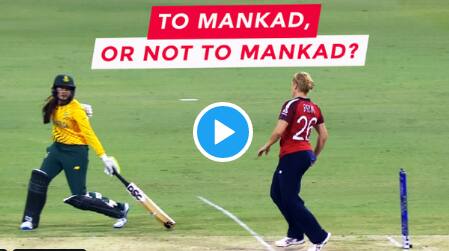 Women&#039;s T20 World Cup: England&#039;s Katherine Brunt opts out of mankading South Africa&#039;s Sune Luus--Watch