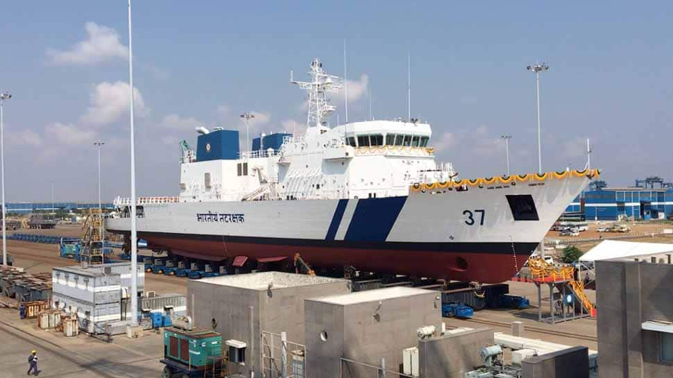 Indian Coast Guard launches offshore patrol vessel &#039;Vajra&#039;; to be operational by October 2020