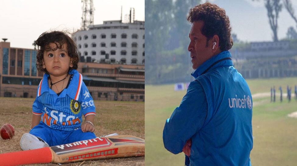 Never too young for cricket: Sachin Tendulkar in awe of 10-month-old fan