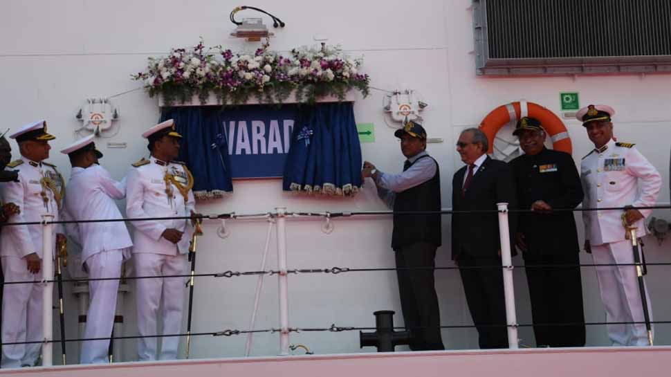 Indian Coast Guard&#039;s offshore patrol vessel &#039;Varad&#039; commissioned, to be stationed at Odisha&#039;s Paradip