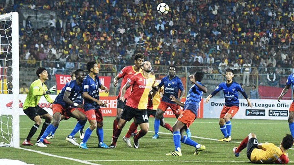 East Bengal lock horns with Churchill Brothers