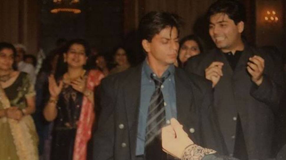 Circa 1998: Priceless pic of Shah Rukh Khan from a wedding calls for perfect throwback treat 
