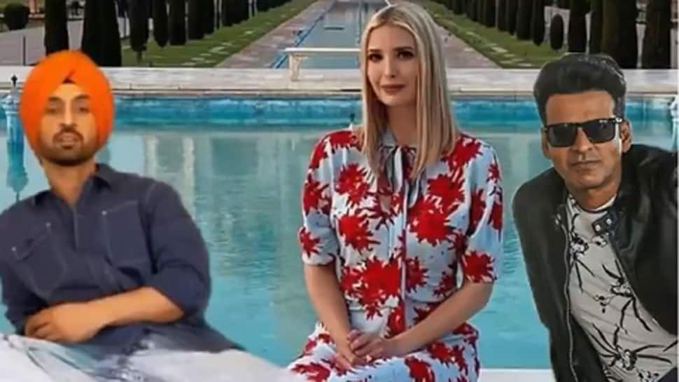After Diljit Dosanjh Manoj Bajpayee Photoshops Pic With Ivanka Trump At Taj Mahal And No That S Not All People News Zee News