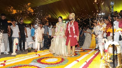 A big, fat wedding for Karnataka Minister B Sriramulu's daughter