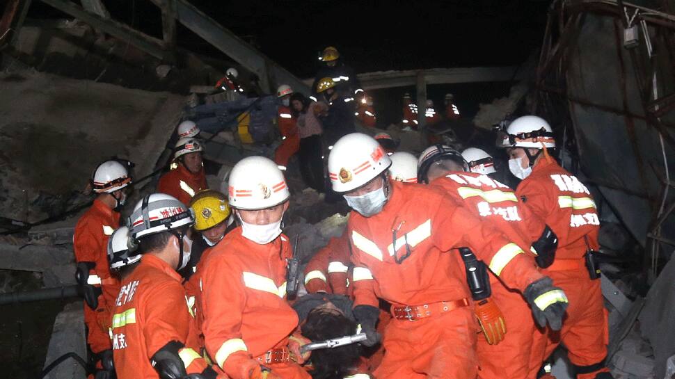 70 people trapped as hotel used for coronavirus quarantining collapses in China&#039;s Quanzhou