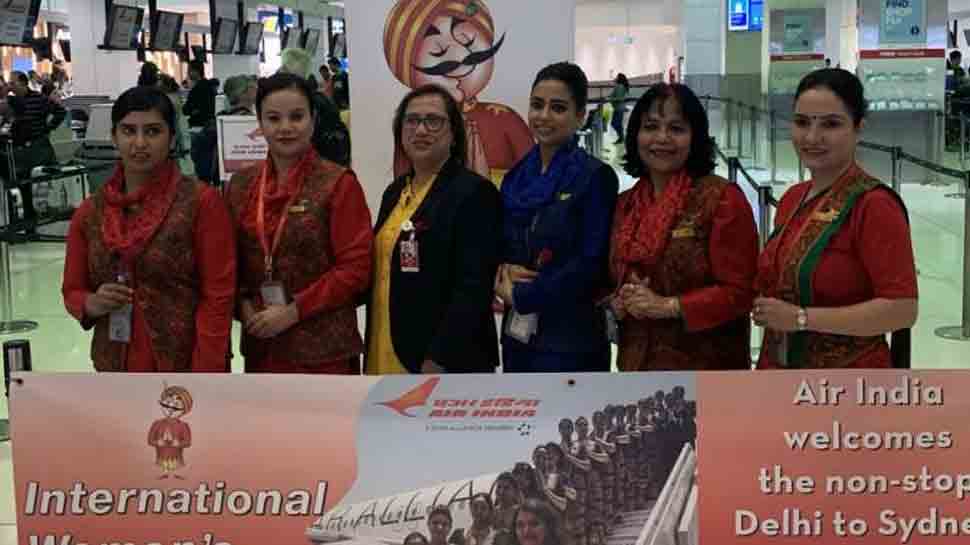 Air India marks International Women&#039;s Day by operating several all-women crew flights