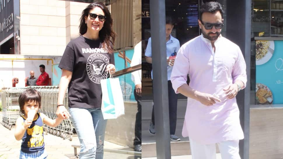 Moments from Kareena Kapoor, Saif Ali Khan and Taimur's sunny Sunday ...