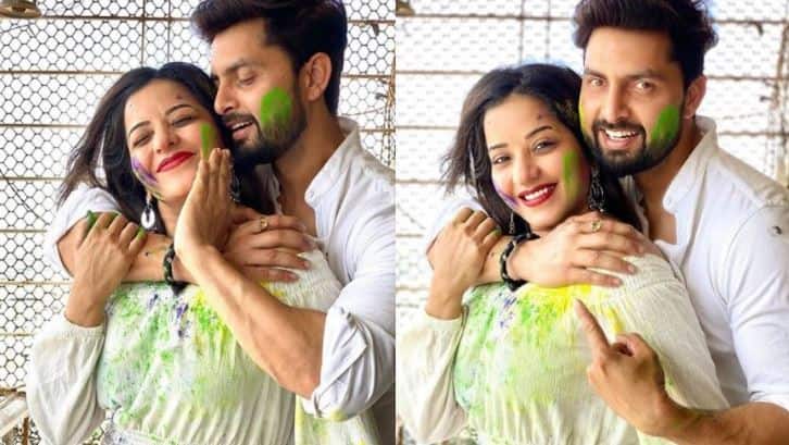 Holi 2020: Monalisa and husband Vikrant are soaked in the colour of love - Pics
