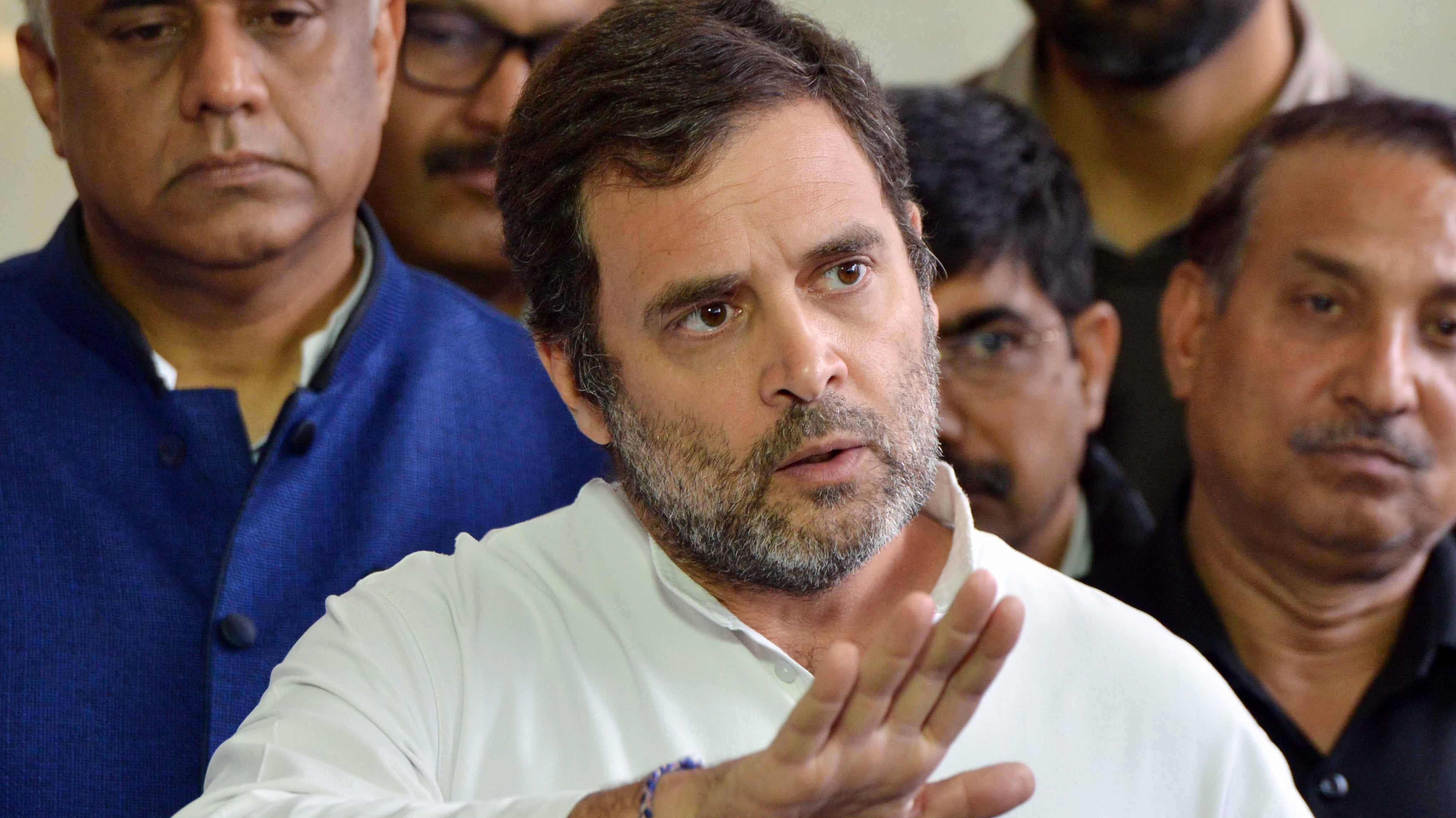 Rahul Gandhi asks BJP to name wilful defaulters of bank frauds 