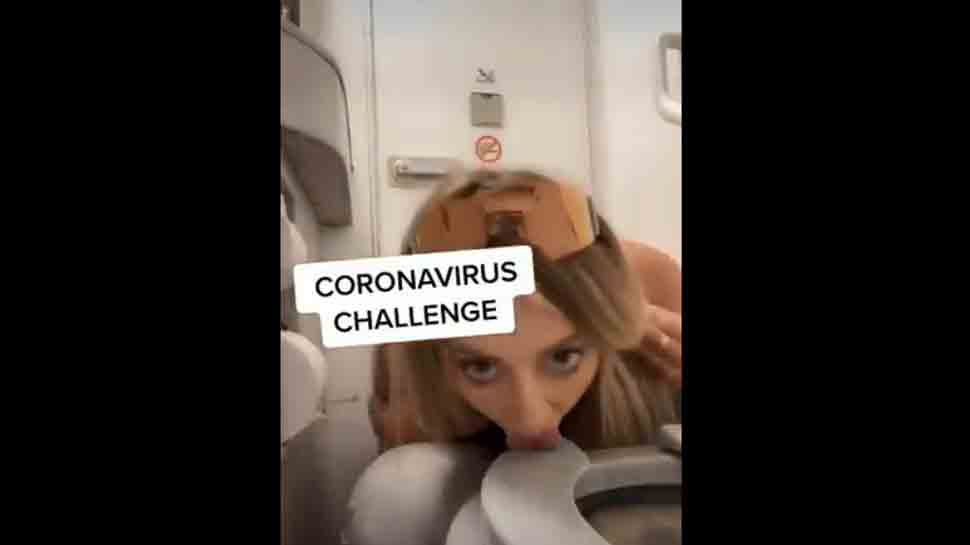 Licking a toilet seat? Tik Tok star gets slammed after video goes viral