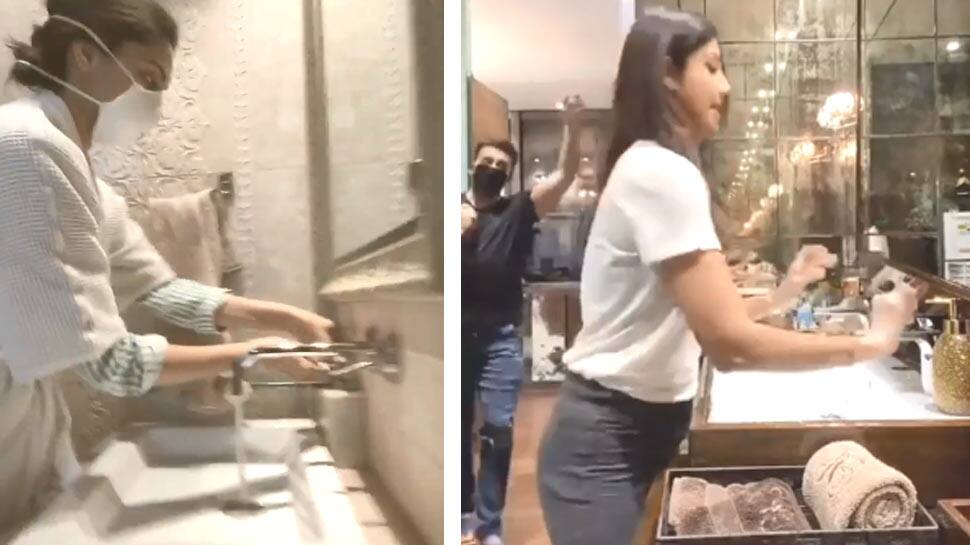 Shilpa Shetty, Deepika Padukone, Anushka Sharma take up Safe Hands Challenge to beat coronavirus COVID-19 scare - Watch 