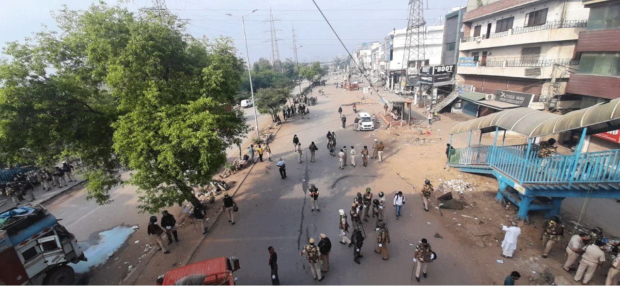 Large number of police personnel deployed for evicting Shaheen Bagh