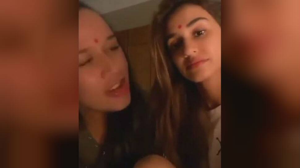 Disha Patani and rumoured boyfriend Tiger Shroff’s sister Krishna bond during quarantine break like this - Watch