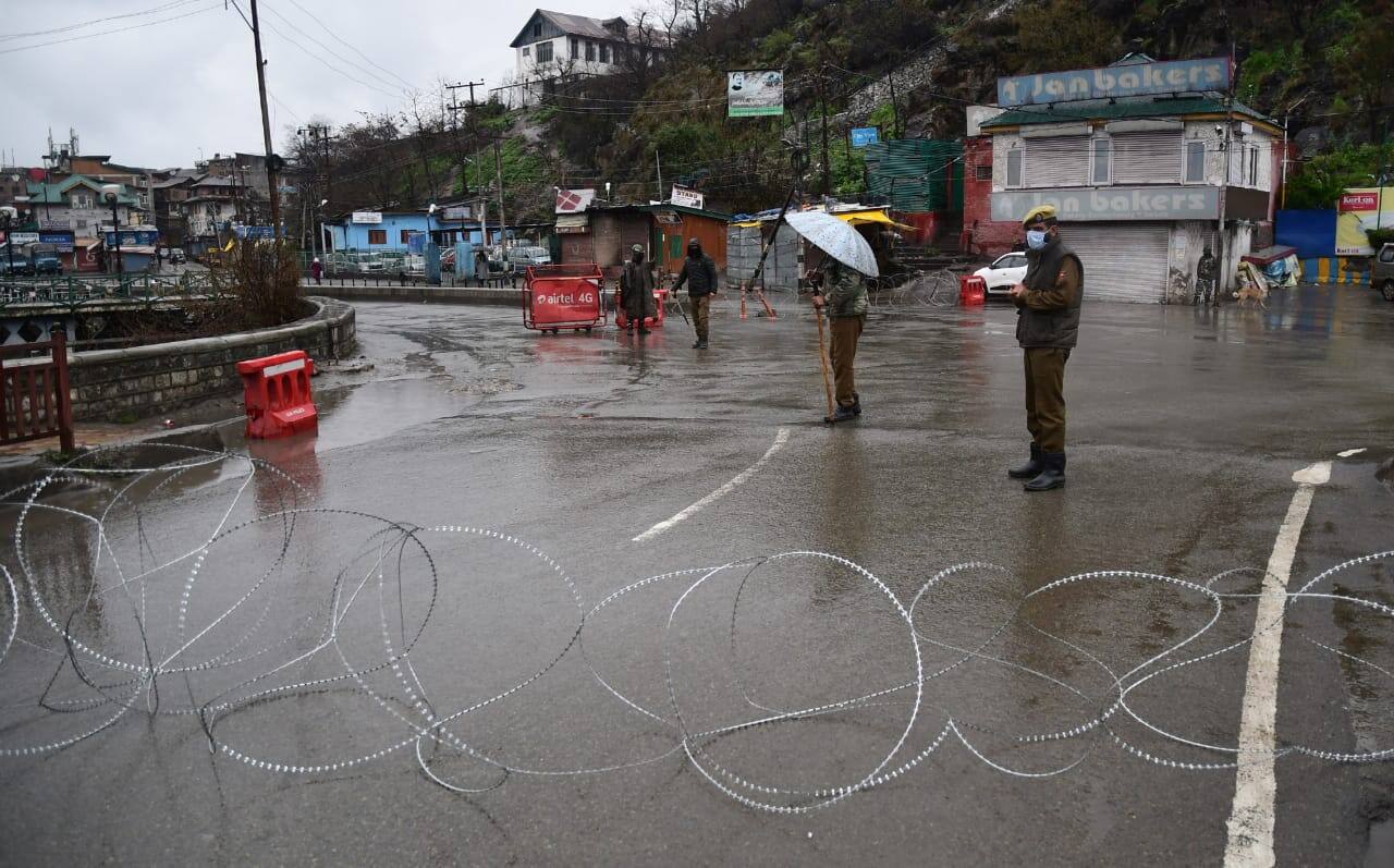 Lockdown in Srinagar