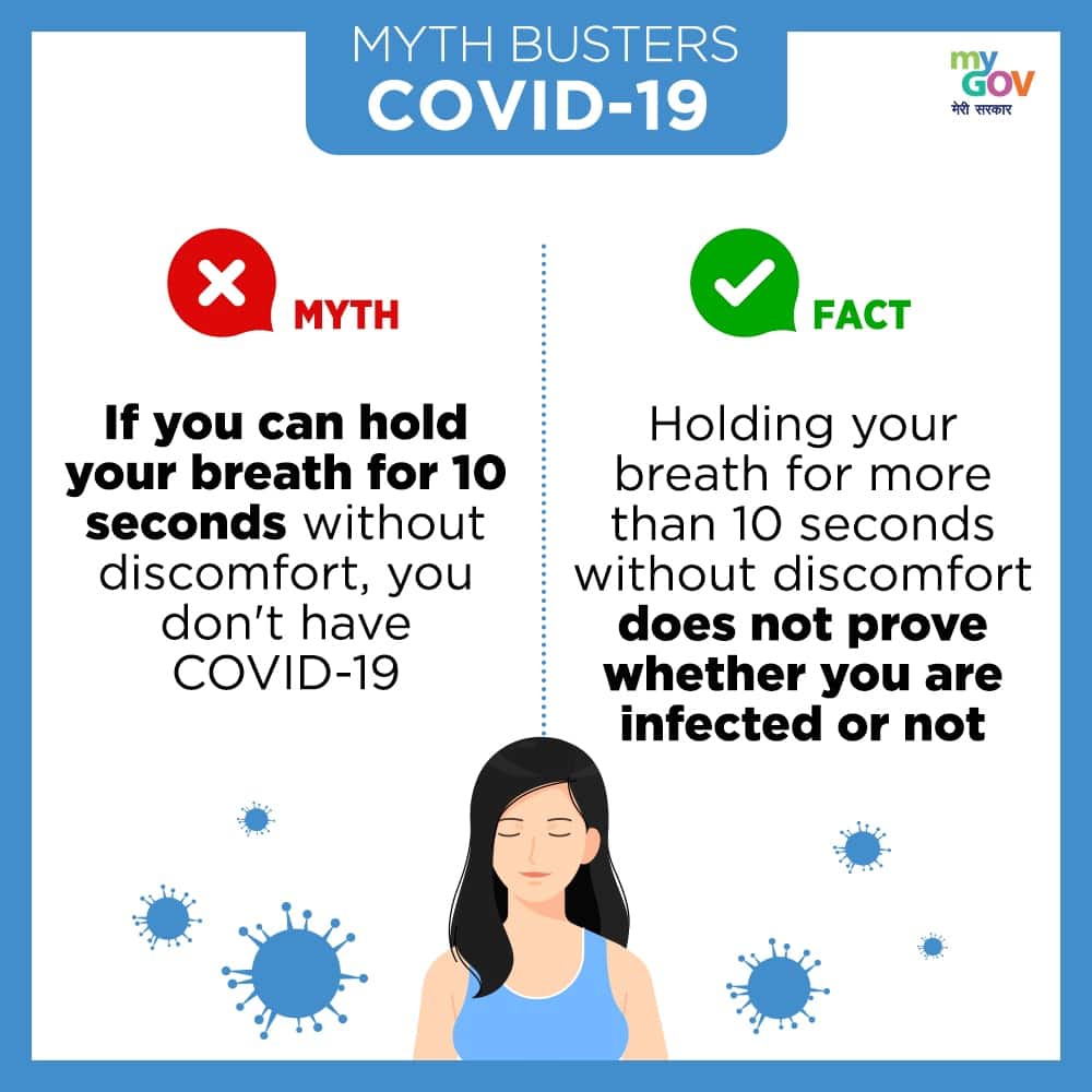 Holding your breath for 10 sec is not a coronavirus test
