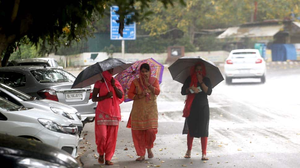 Delhi records lowest PM10 levels in 6 months, temperature falls due to rains