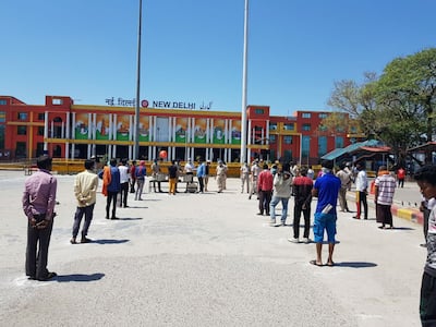 Police food distribution