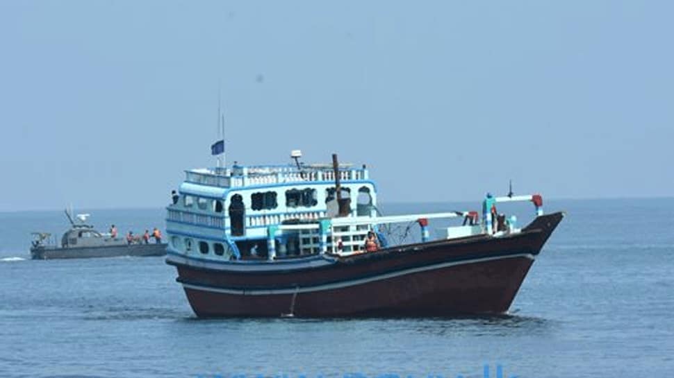 Sri Lankan Navy seizes vessel carrying drugs worth USD 65 million, arrests nine Pakistani nationals