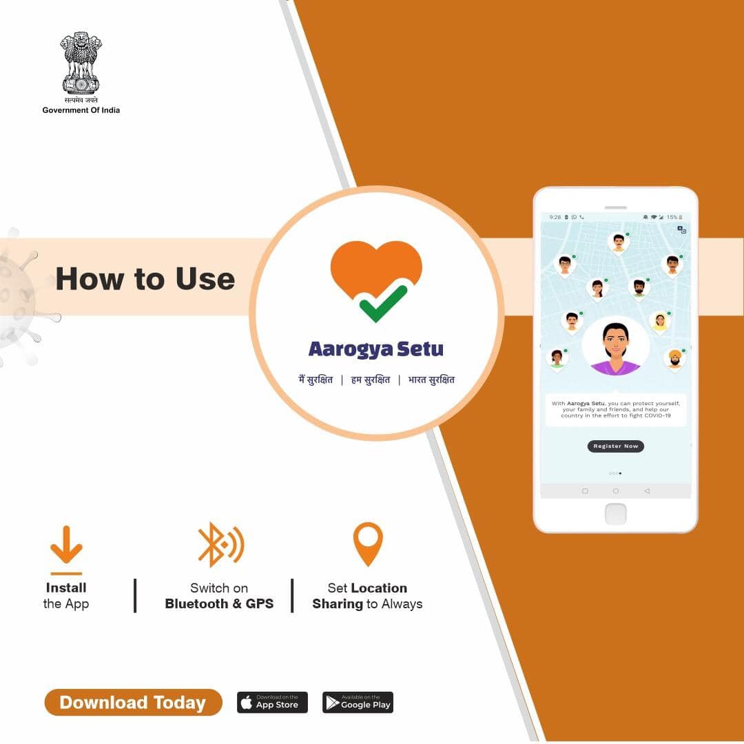 AarogyaSetu app on coronavirus