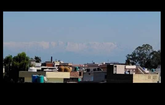 Jalandhar residents enjoy beauty of snowy mountains amid coronavirus COVID-19 lockdown 