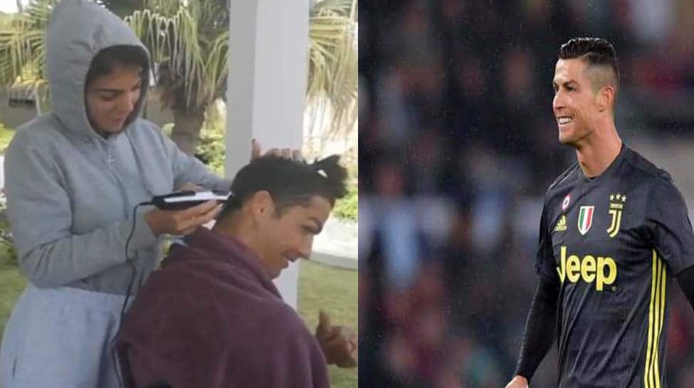 &#039;Stay home, keep stylish&#039;: Cristiano Ronaldo gets a haircut from girlfriend amid coronavirus lockdown--Watch
