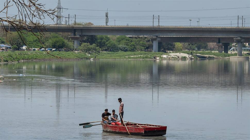 Yamuna river water turning transparent sans human activity