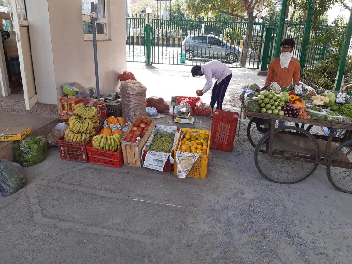 Doorstep vegetables and food delivery