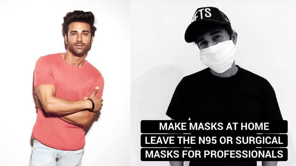 Coronavirus COVID-19: Pulkit Samrat urges fans to make masks at home, leave N95 masks for doctors and volunteers