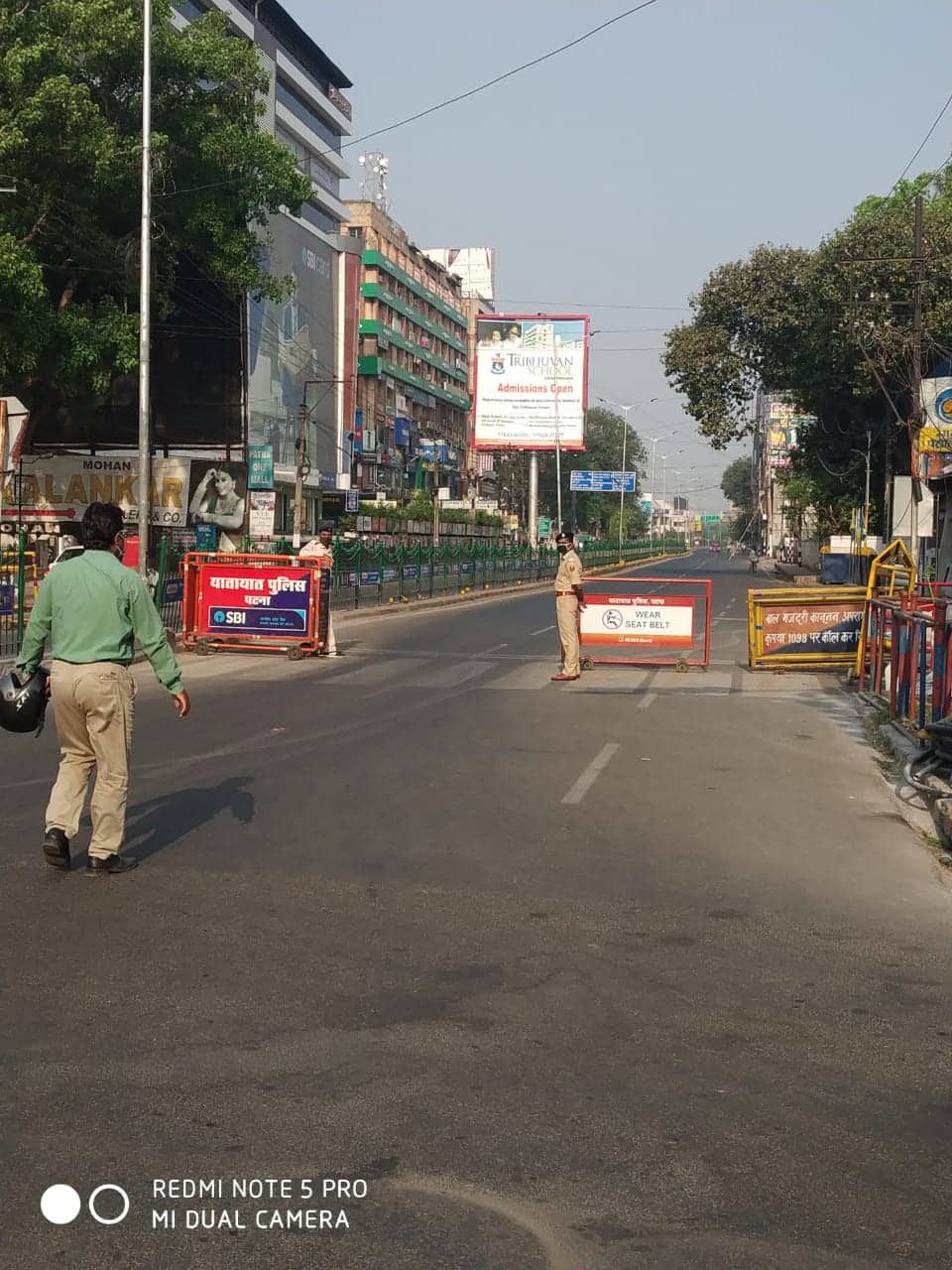 Roads wear deserted look on Day 20 of lockdown