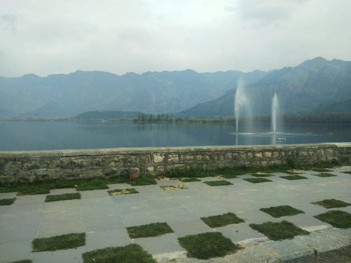 Deserted DaL lake in Srinagar