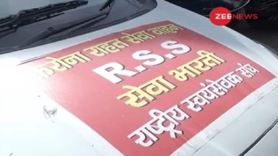 Coronavirus COVID-19 pandemic: RSS affiliated Seva Bharati distributes food boxes to needy in Delhi