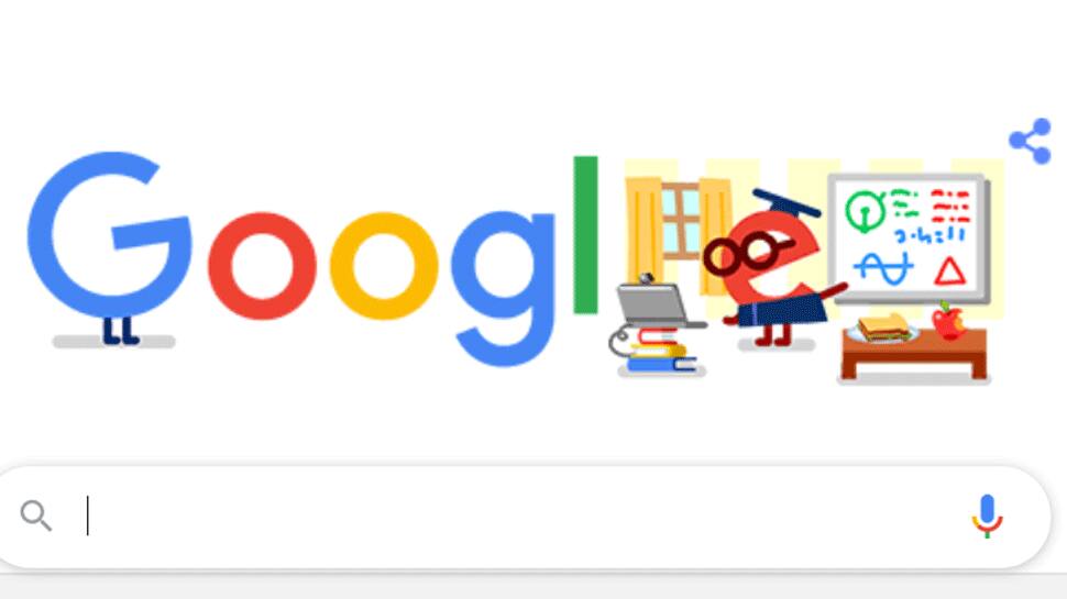 Google doodle honours teachers and childcare workers amid coronavirus COVID-19 pandemic