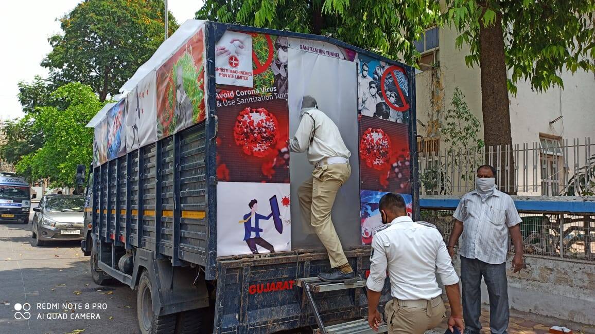 Ahmedabad sanitisation truck