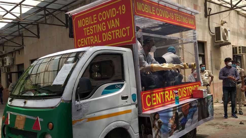 Mobile coronavirus COVID-19 testing van launched in Delhi&#039;s Central District