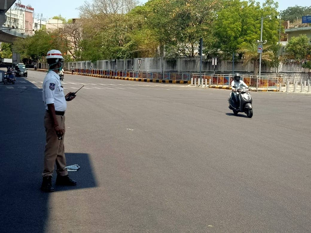 Lockdown in Hyderabad 