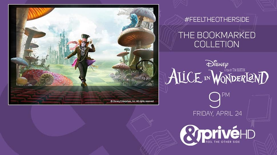 Venture into the mystical world of &#039;Alice In Wonderland&#039; with &#039;The Bookmarked Collection&#039; on &amp;PrivéHD