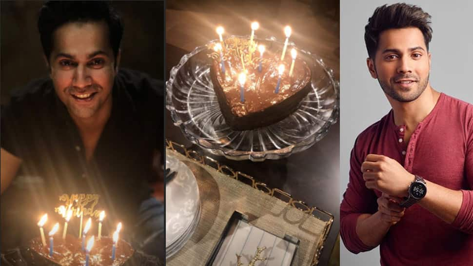 Varun Dhawan cuts heart-shaped cake at home on 33rd birthday