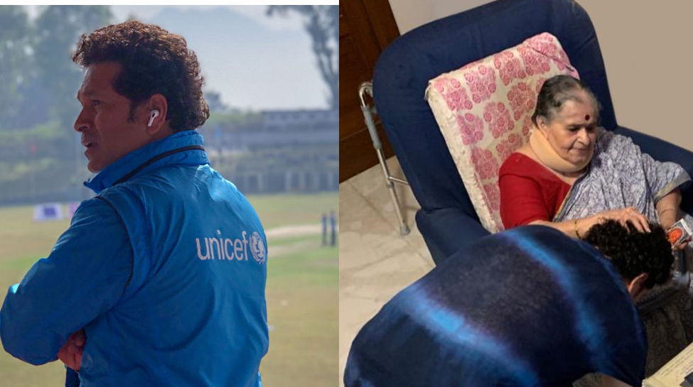 Absolutely priceless to start birthday with mother&#039;s blessings: Sachin Tendulkar