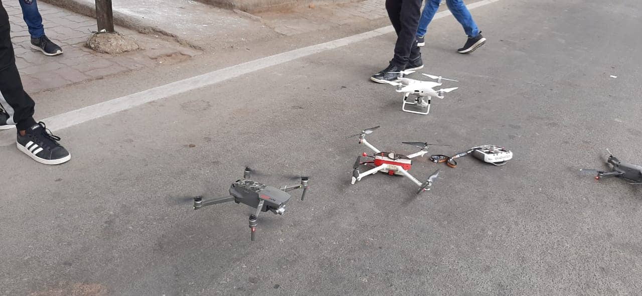 Drones used in Patna