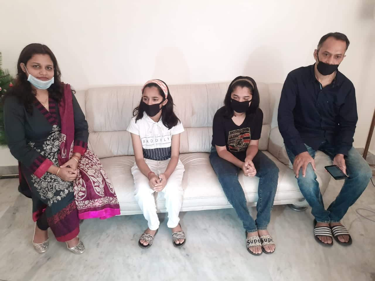 Jammu's corona warriors twin sisters